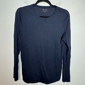Figs Navy Long Sleeve Shirt